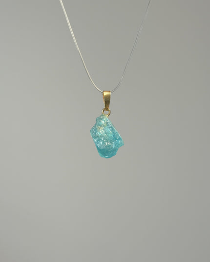 Apatit (Neon-Apatit) Kettenanhänger