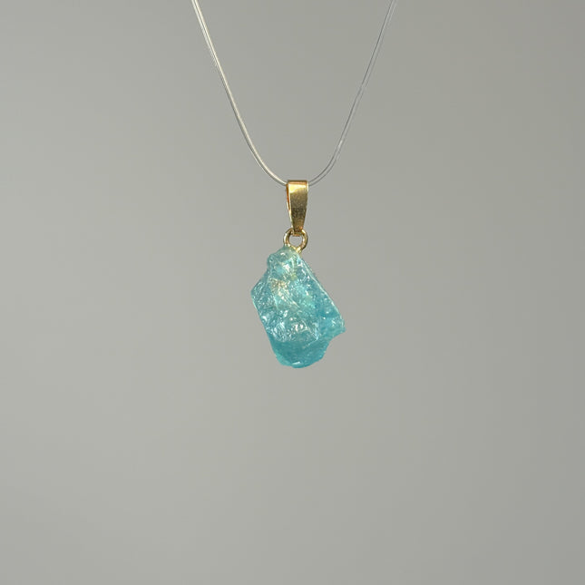 Apatit (Neon-Apatit) Kettenanhänger