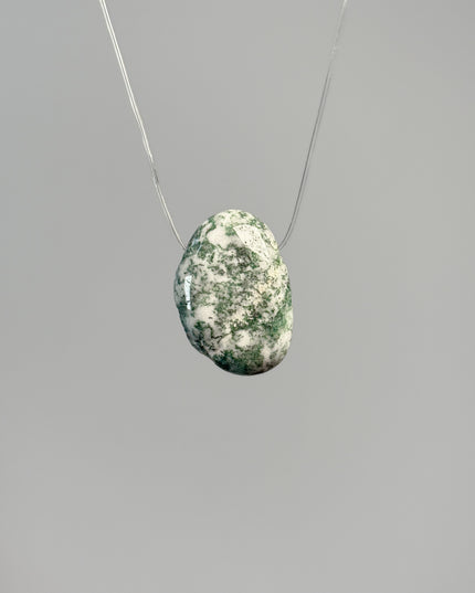 Baumachat Kettenanhänger - gebohrt