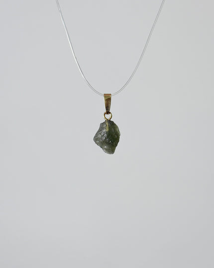 Moldavit Kettenanhänger