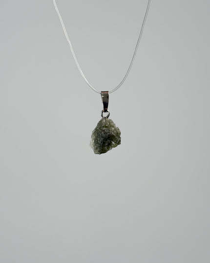 Moldavit Kettenanhänger