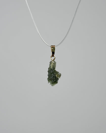 Moldavit Kettenanhänger