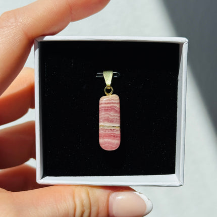 Rhodochrosit Kettenanhänger