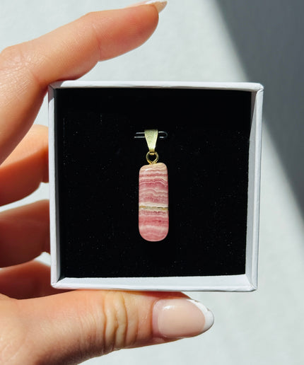 Rhodochrosit Kettenanhänger