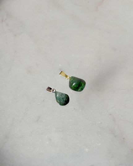 Grüner Turmalin Kettenanhänger