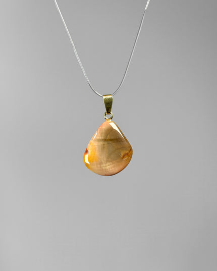 Versteinertes Holz Kettenanhänger