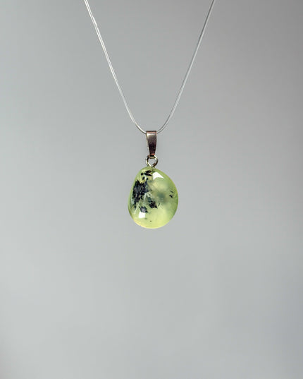 Prehnit Kettenanhänger