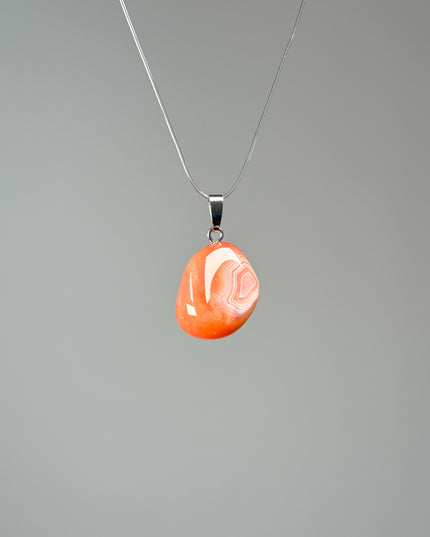 Aprikosenachat Kettenanhänger
