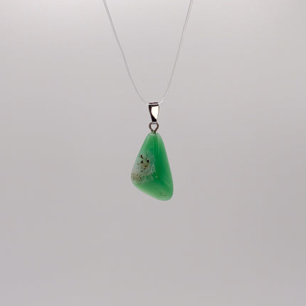 Chrysopras Anhänger - 925 Silber