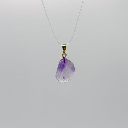 Amethyst Anhänger - vergoldet 925 Silber