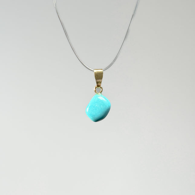 Türkis (glatt) Kettenanhänger