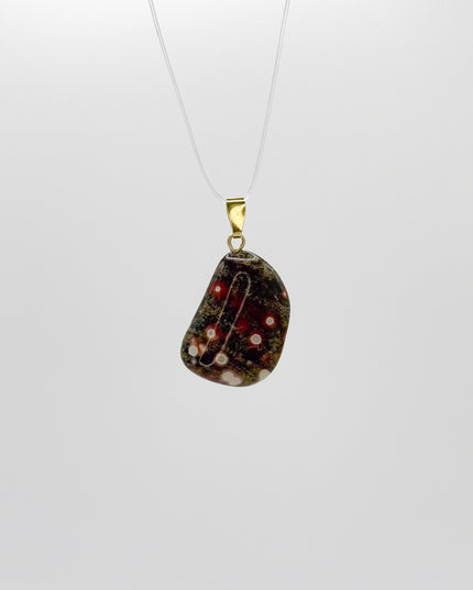 Poppy Jaspis Kettenanhänger