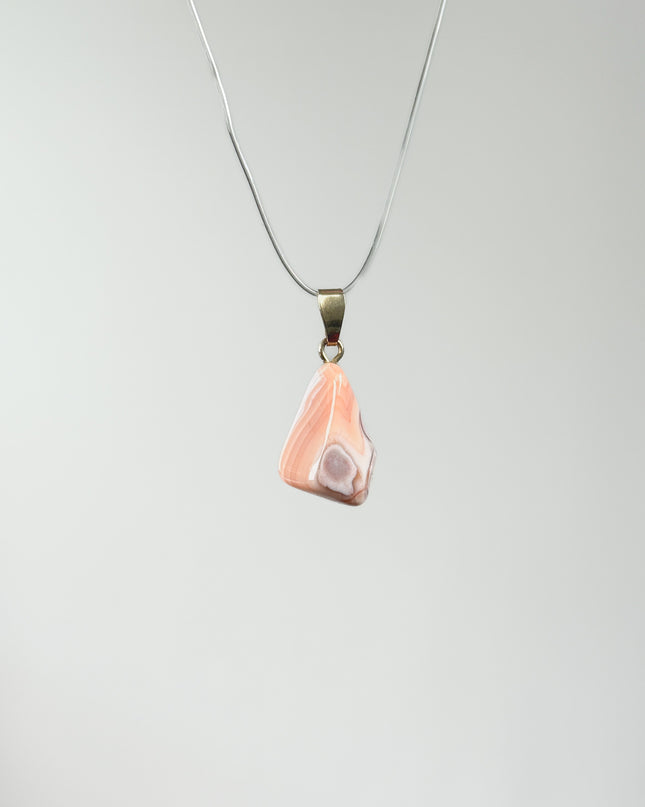 Botswana Achat (Rosa) Kettenanhänger