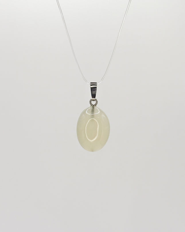 Mondstein Cabochon Anhänger - 925 Silber