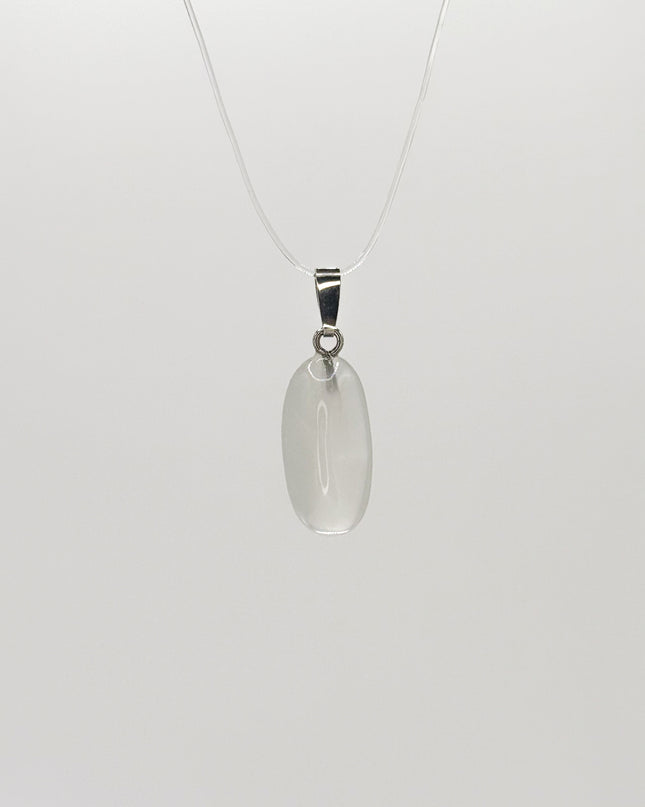 Mondstein Cabochon Anhänger - 925 Silber