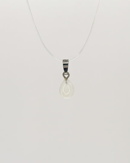 Mondstein hell (Mini Cabochon) - Anhänger - 925 Silber