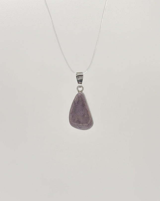 Jade (Lavendel-Jade) Anhänger - 925 Silber