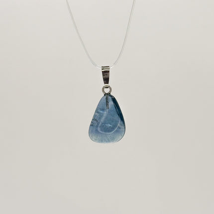 Fluorit blau/grün Anhänger - 925 Silber AA+