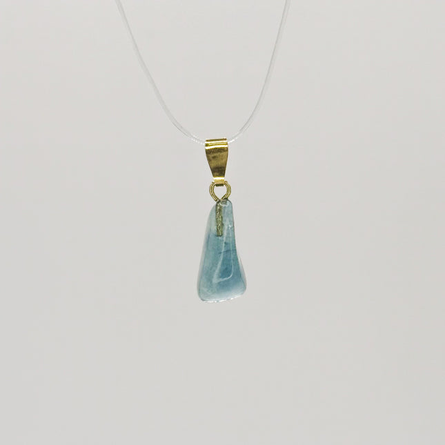 Fluorit blau/grün Kettenanhänger - Premiumqualität