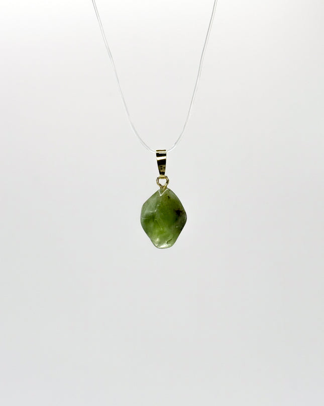 Peridot (Olivin) Anhänger - 925 Silber vergoldet
