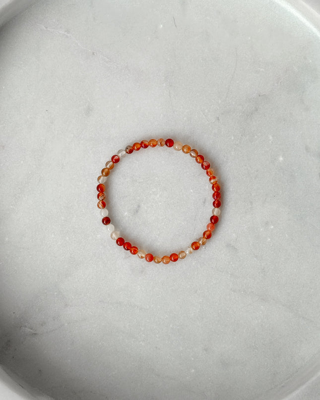 Karneol Perlenarmband (4-8mm Perlen)