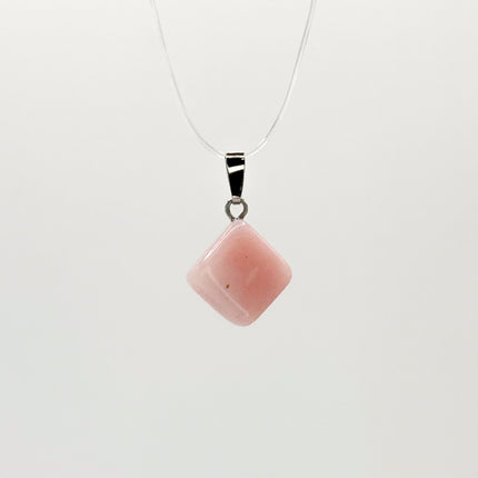 Pink Opal Anhänger - 925 Silber