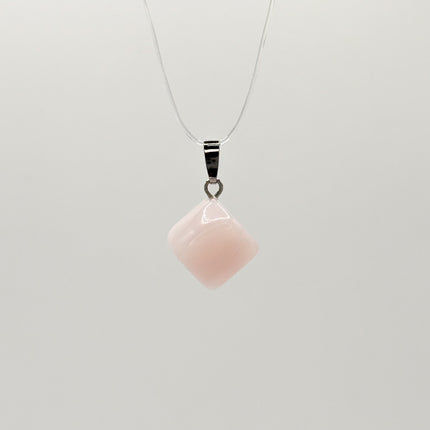 Pink Opal Anhänger - 925 Silber