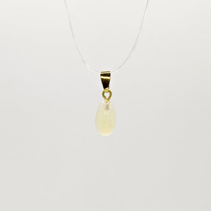 Welo Opal Anhänger - vergoldet 925 Silber
