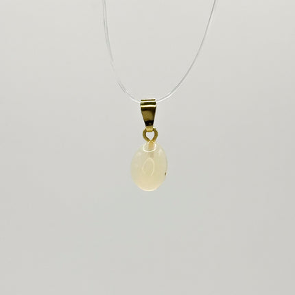 Welo Opal Anhänger - vergoldet 925 Silber
