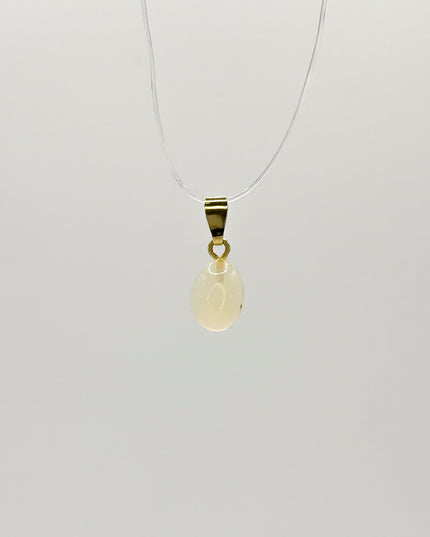 Welo Opal Anhänger - vergoldet 925 Silber