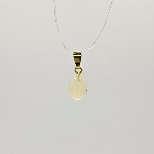 Welo Opal Anhänger - vergoldet 925 Silber