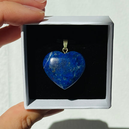 Lapislazuli Herz Kettenanhänger