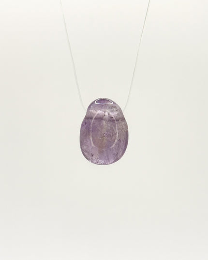 Amethyst Kettenanhänger - gebohrt