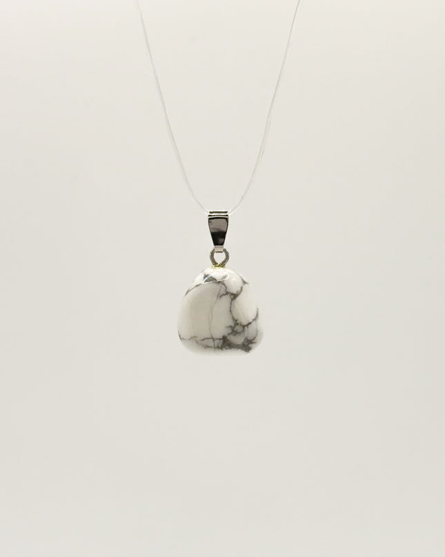 Magnesit Anhänger - 925 Silber