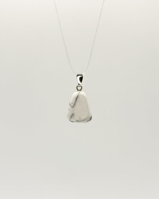 Magnesit Anhänger - 925 Silber