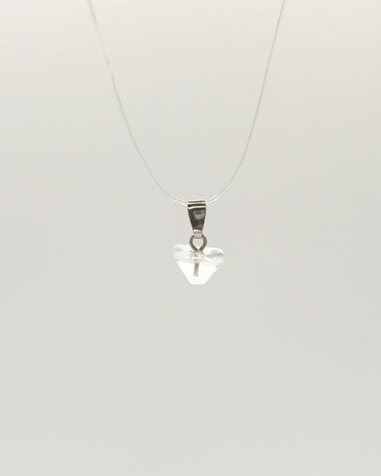 Apophyllit (hell) Anhänger - 925 Silber