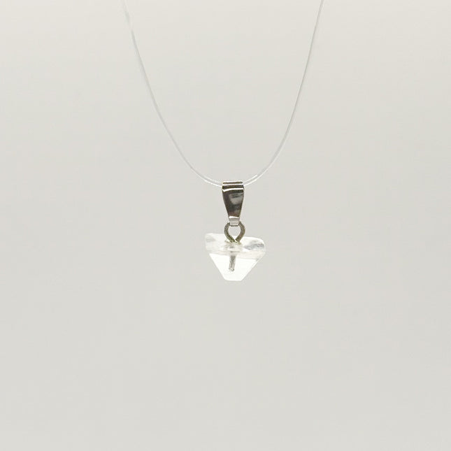Apophyllit (hell) Anhänger - 925 Silber