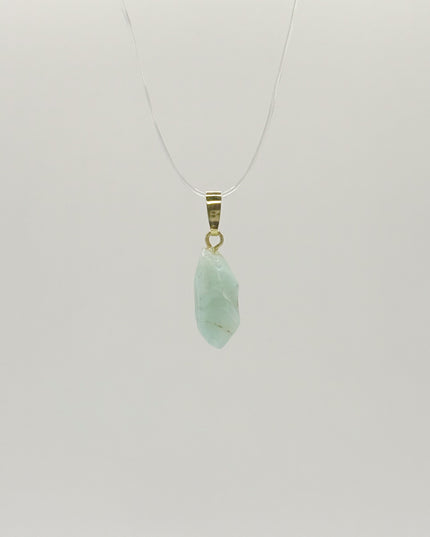 Opal blau Kettenanhänger