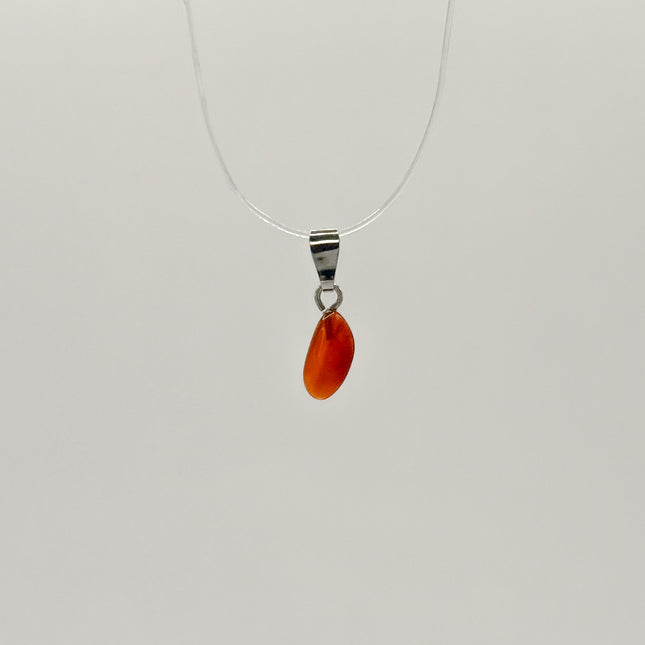 Feueropal Anhänger - 925 Silber
