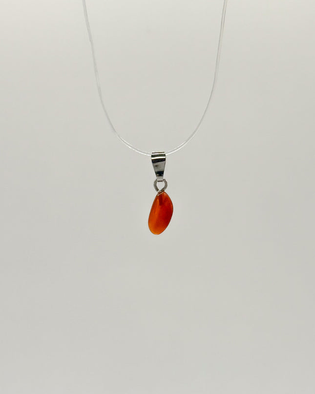 Feueropal Anhänger - 925 Silber