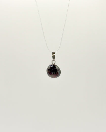 Granat rot Anhänger - 925 Silber