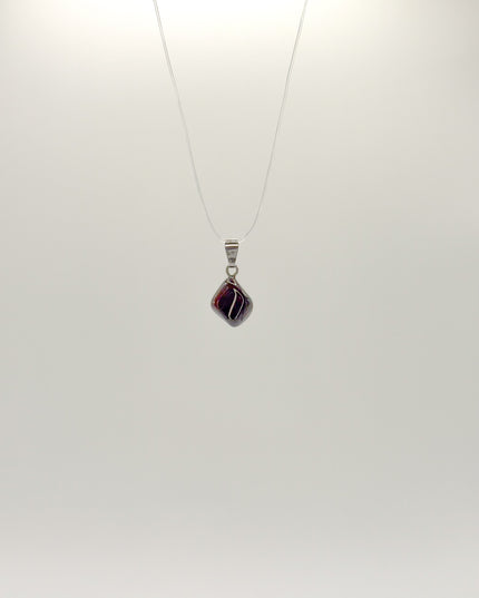 Granat rot Anhänger - 925 Silber