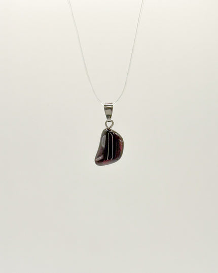 Granat rot Anhänger - 925 Silber