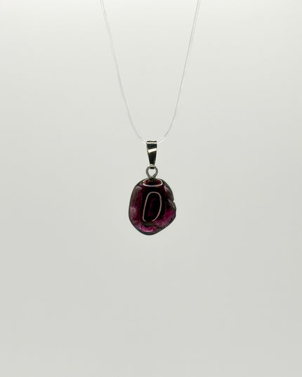 Granat rot Anhänger - 925 Silber