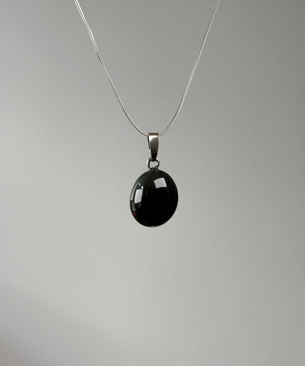 Obsidian (Regenbogenobsidian) Kettenanhänger