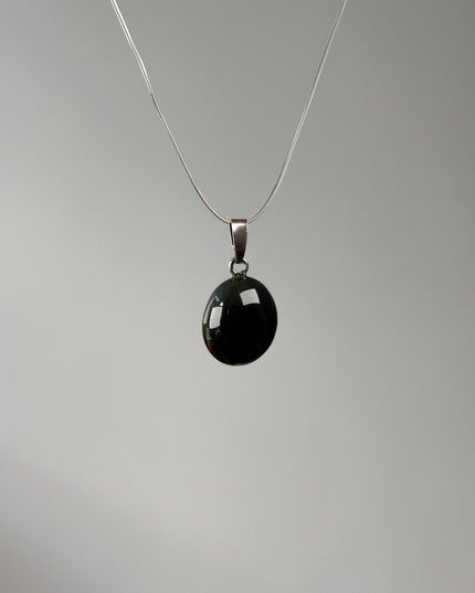 Obsidian (Regenbogenobsidian) Kettenanhänger