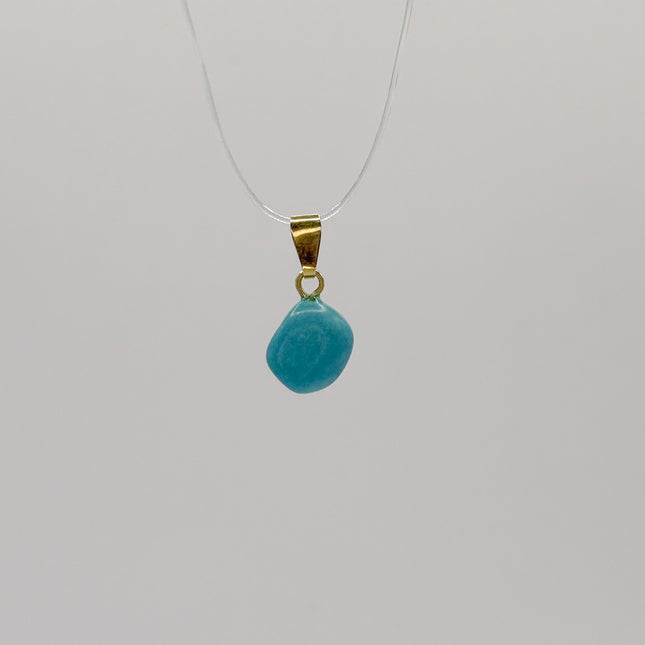 Türkis (glatt) Kettenanhänger