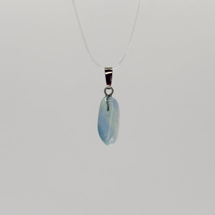 Fluorit blau/grün Anhänger - 925 Silber AA+