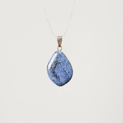 Dumortierit Anhänger - 925 Silber