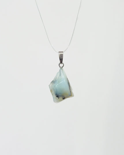 Opal blau Kettenanhänger